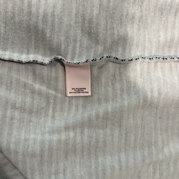 VICTORIA’S SECRET Summery Blue/White Ruched Striped Maxi Dress Size Small - Picture 4 of 8